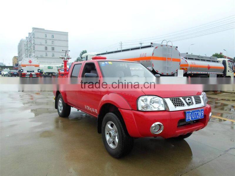 NISSAN 4x2 fire pickup with good price for sale 008615826750255 (Whatsapp)