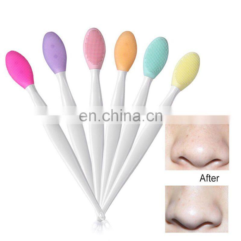 Silicone Lip Scrub Exfolitor Facial Kit for Women Nose Brush