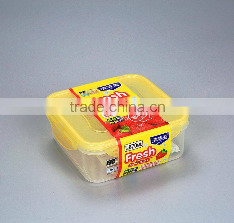 Square Plastic Airtight Food Container food freshness preservation box