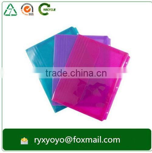 a4 size waterproof hard plastic clear document carrying file bag