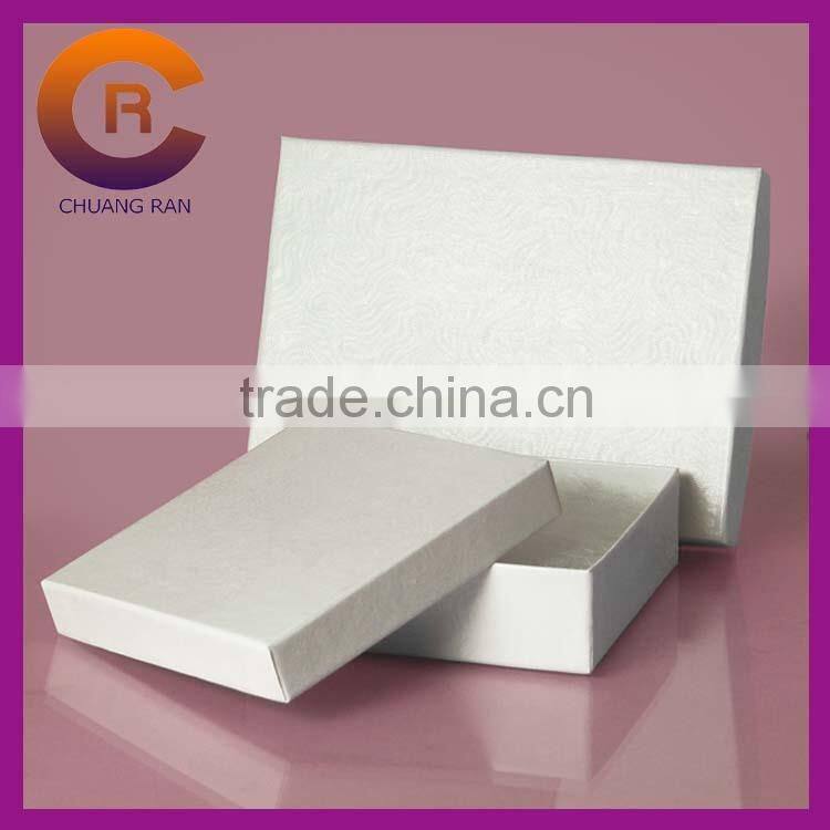 Matte lamination cardboard printed custom blank jewelry box