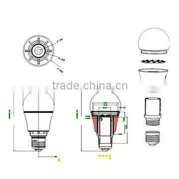 Factory Wholesale Price 10w 12w E27 Led Light Bulb