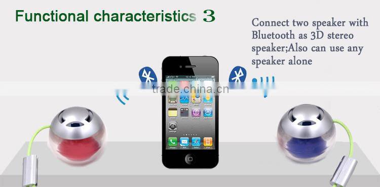 promotional maching stereo speaker portable maching speaker with blister packing