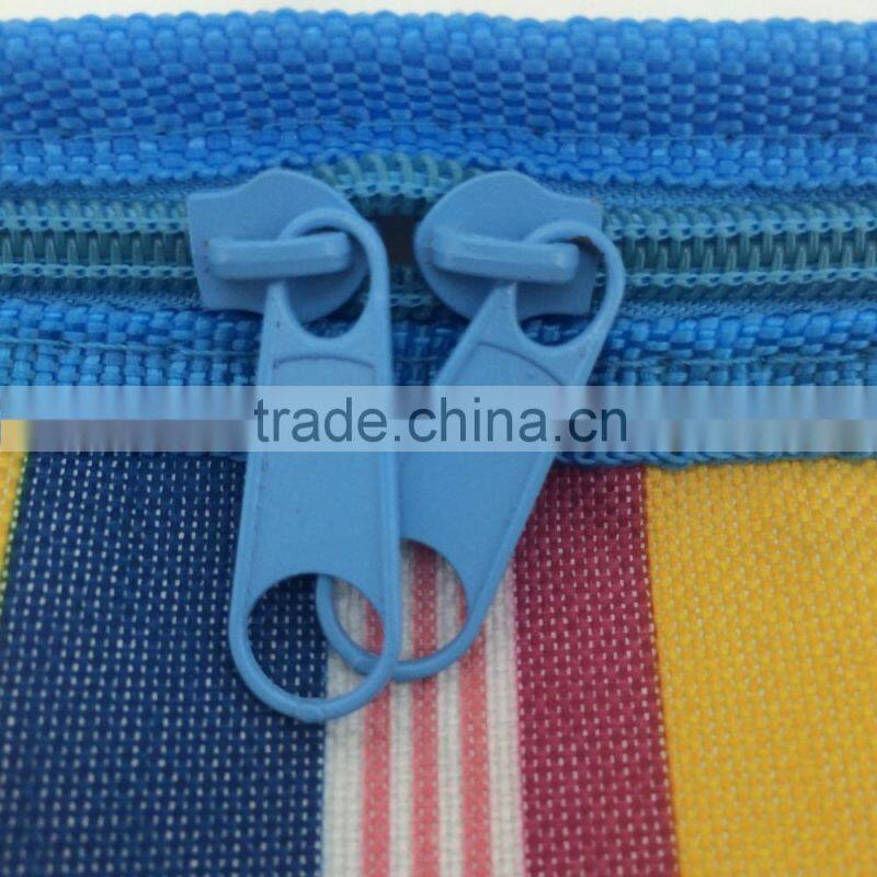 Cheap gift portable canvas special design lunch bottle backpack cooler bag