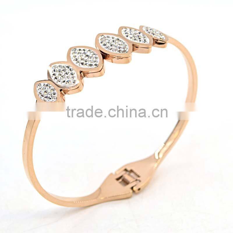 Tops For Women 2016 Bohemian Jewelry Crystal Beads Gold Bracelet