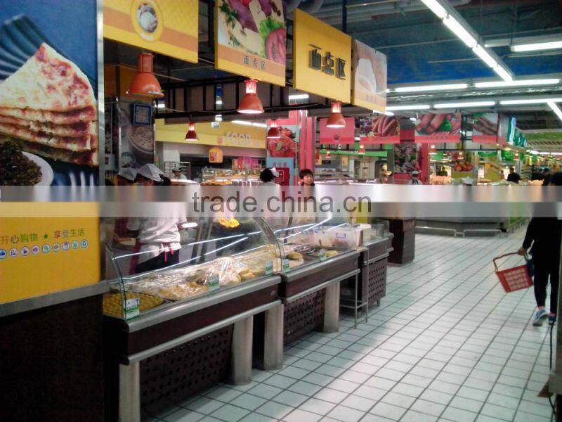 APEX food display cabinet for supermarket and hotel