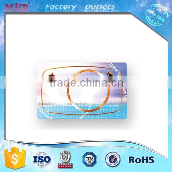 MDD99 13.56Mhz + 915Mhz Dual frequency RFID smart card Promotional