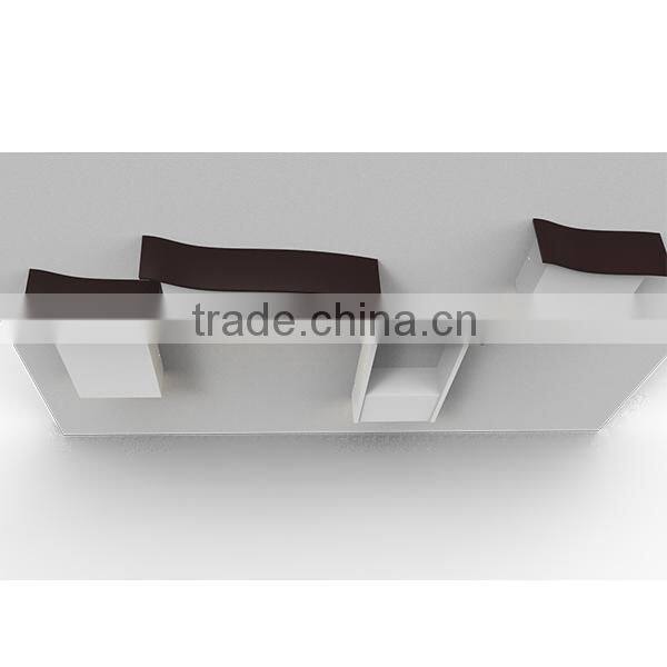 New arrival lighting on wall aluminum box cube lighting led wall light indoor