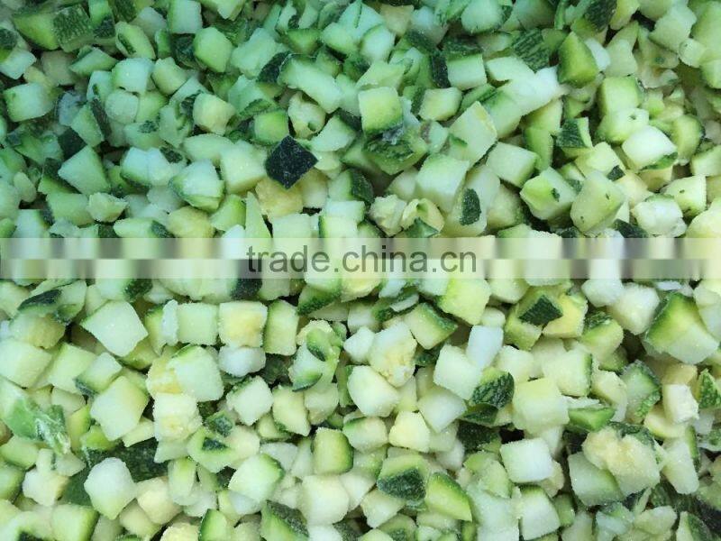 Best price of IQF frozen marrow squashes dice slice