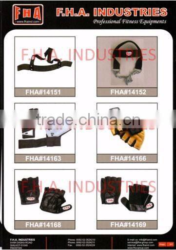 Weightlifting Power Gripper Neoprene Lifting Grip Gloves by FHA INDUSTRIES SIALKOT PAKISTAN