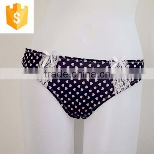 lovely girls underwear panties,microfiber and lace material,OEM accepted
