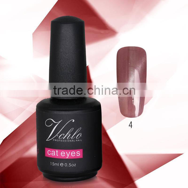 2015 new item new style new colors cat eye uv gel easy soak off nail polish 3d magnetic gel polish for nail art