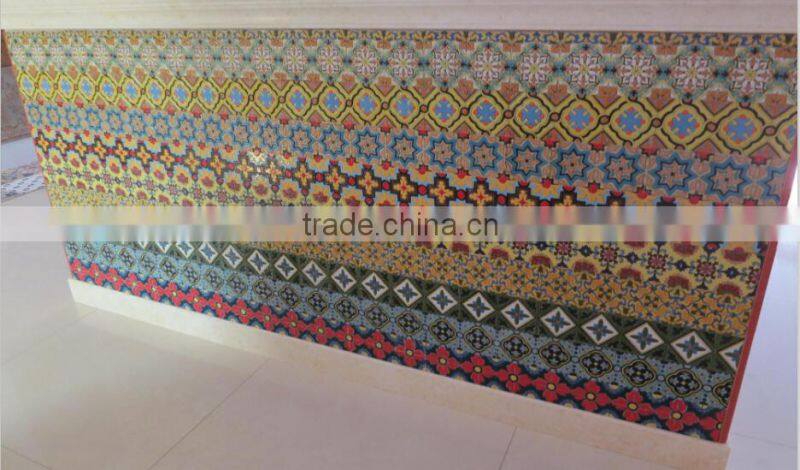 BATHROOM GLAZED CERAMIC vintage floor tiles