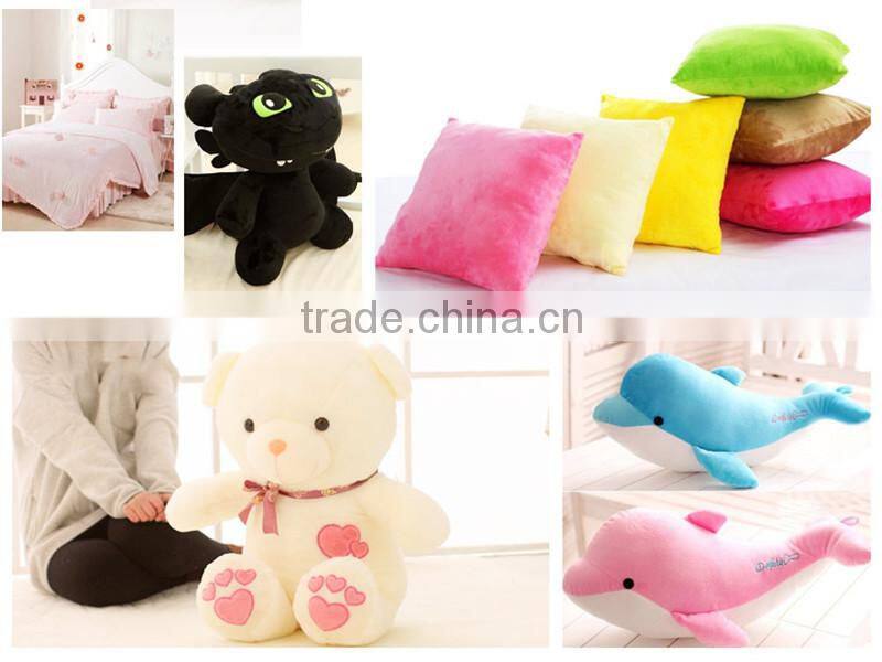 super soft fleece for cushion/coverlet/clothes/shoes a pieces of polyester china