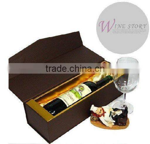 Luxury dry red wine paper box