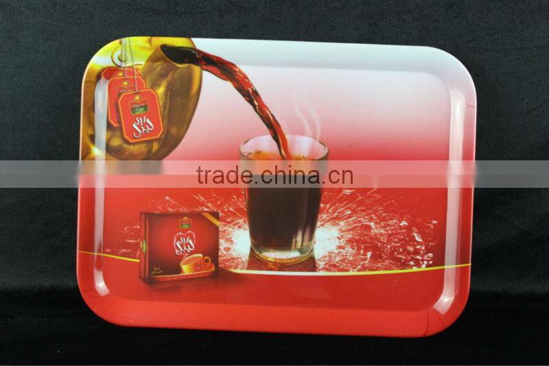 15.5 inch rectangular melamine tray