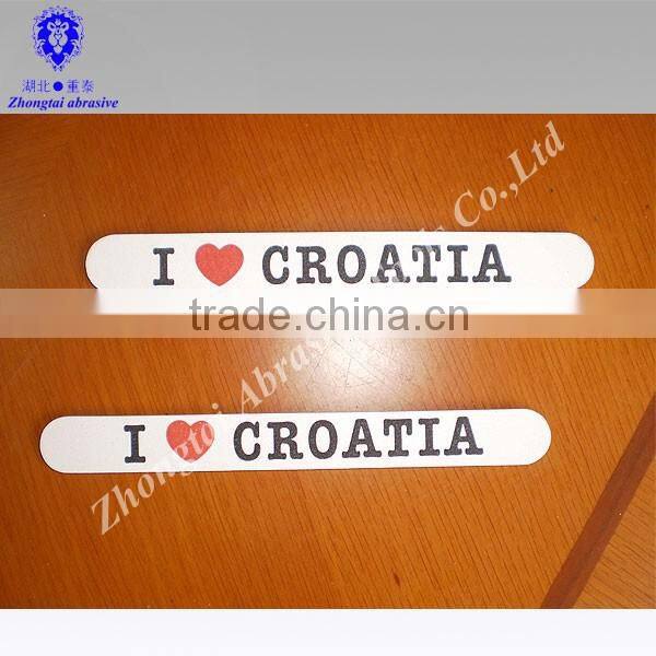 Half-moon filing for nail 100/150 grit nai files