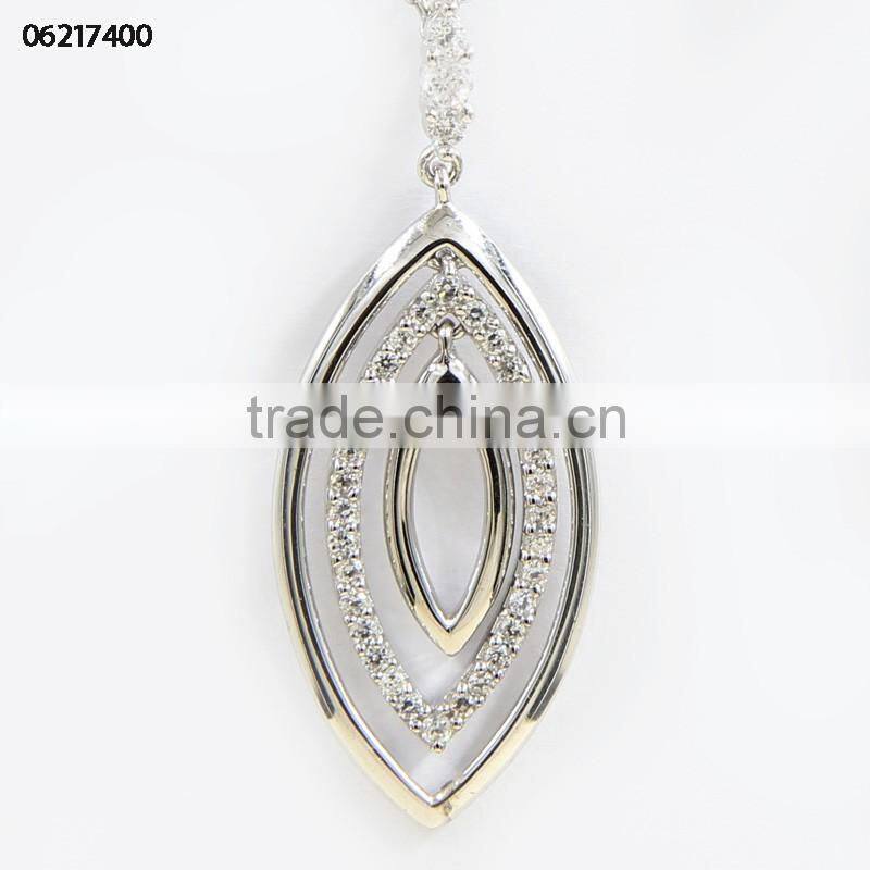 Yujinfu New design fashion Jewelry 925 silver Pendant micro pave cz 925 Pendant sterling silver