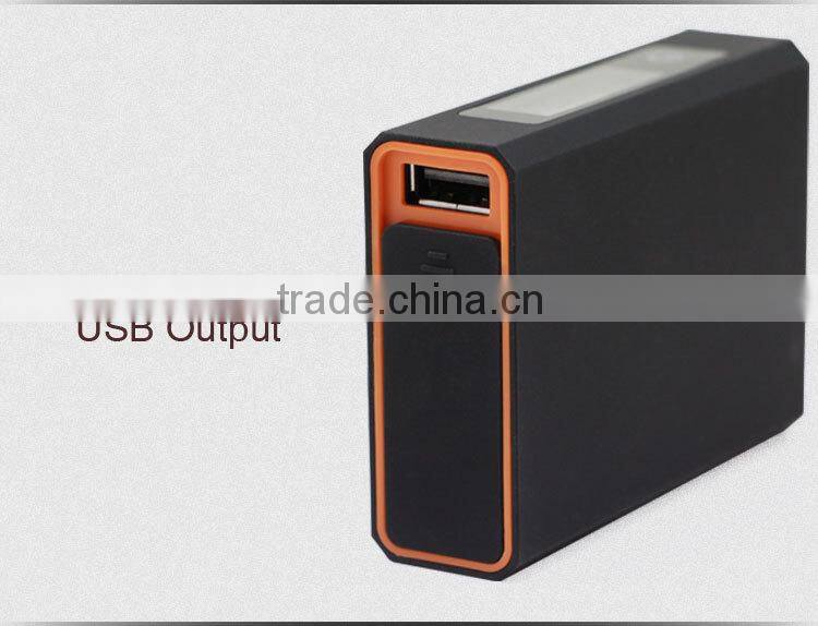 LCD screen High quality 5200 mAh power bank external battery charger
