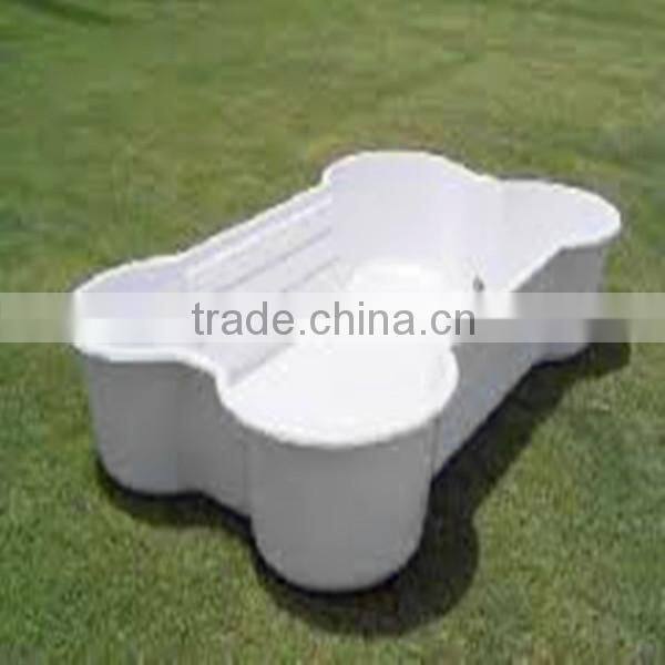Custom abs anti slip large Plastic dog swimming pool