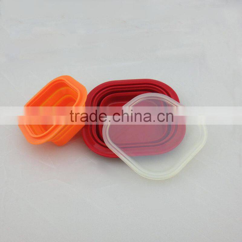 Best quality silicone bowl exquisite silicone kids bowl silicone lunch box many colors available factory direct wholesale