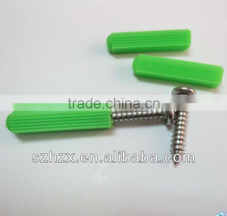 Plastic expansion wall nails expand plugs