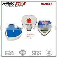 40g china new design scented white candle