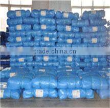 China made pe tarpaulin blue tarp with 6x6 mesh