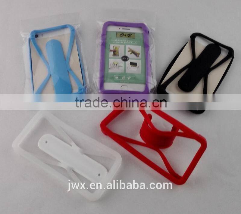 universal silicone bumper case with touch-U holder