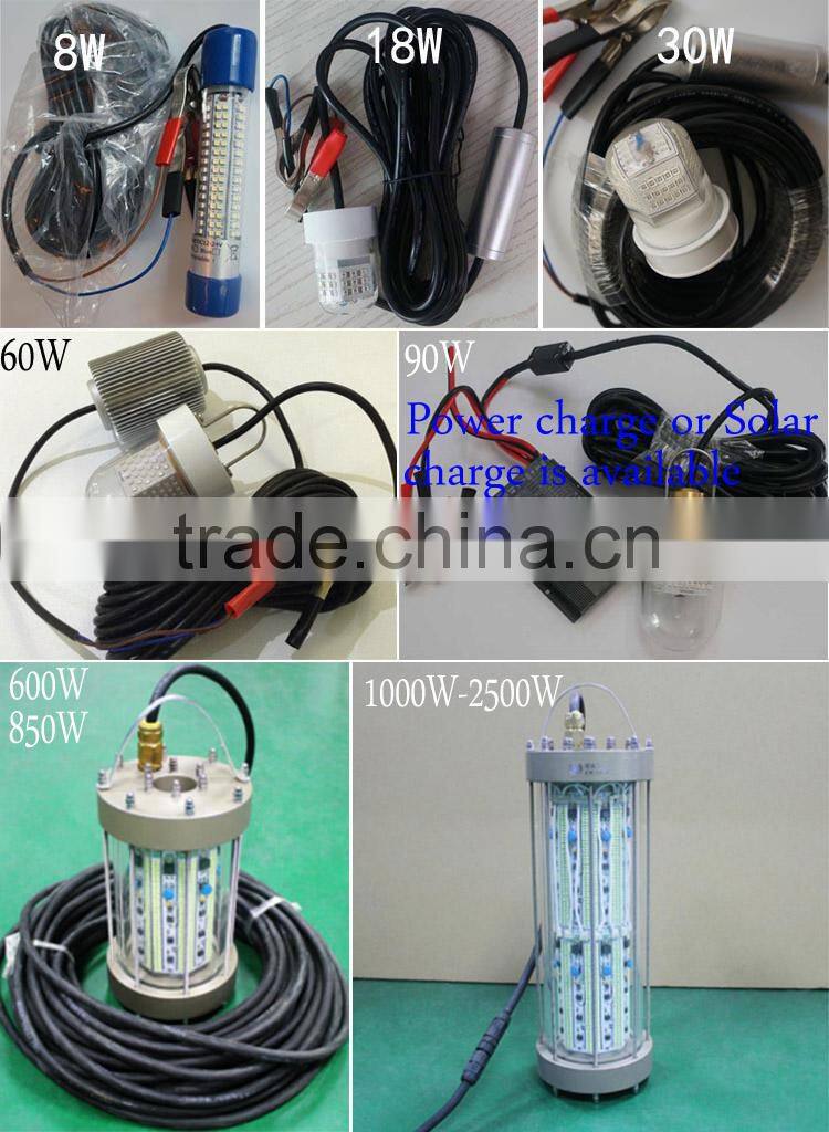 ce rohs 12v led underwater fishing attracting light fishing line winder