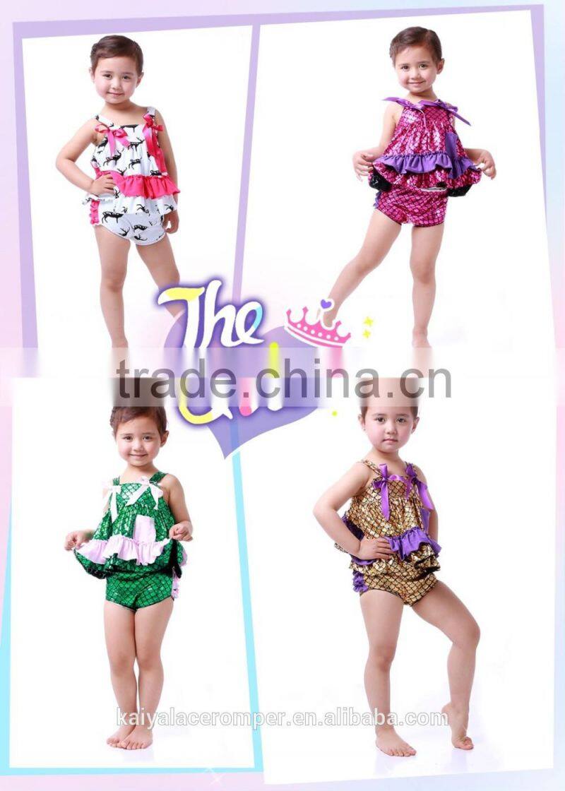 New girls summer swing top panties set,Costume outfit ,printed carton elk,facyory price