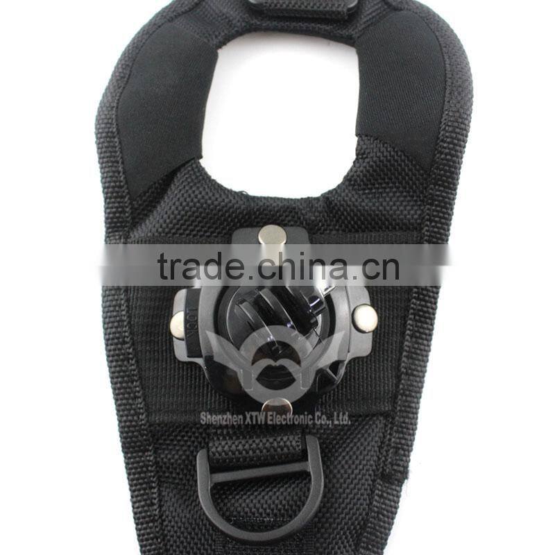 Wholesale Factory Price 360-degree Rotation Glove-style Mount for GoPro Hero 2/3/3+/4/4 Gopro accessory camera accessories GP01