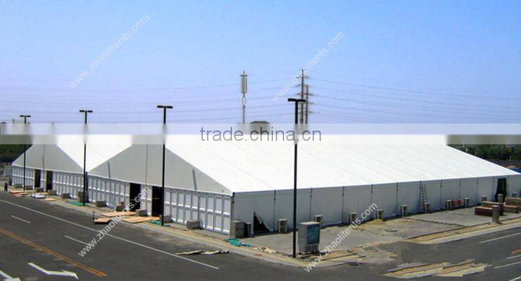 zhaoli Flame retardant used outdoor warehouse tents with door