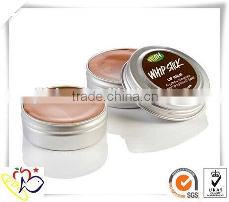 manufacturer lip balm container wholesale/lip balm tin containers