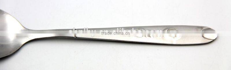 China 6pcs stainless steel dessert spoon & cutlery set