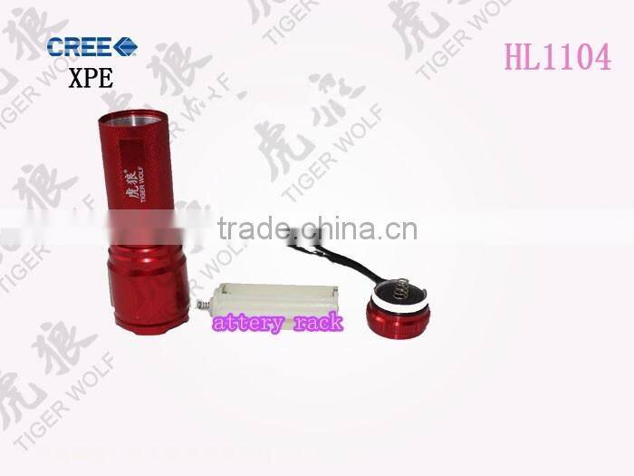 LED flashlight Aluminum new fashion torch light