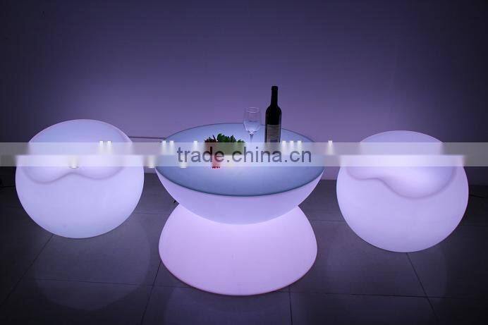 unique led round bar table furniture for sale led light bar table