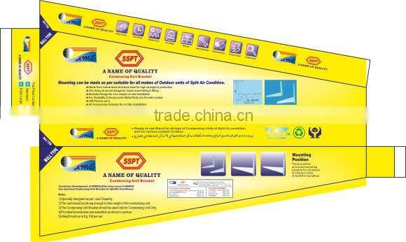 Split air conditioner bracket for russian