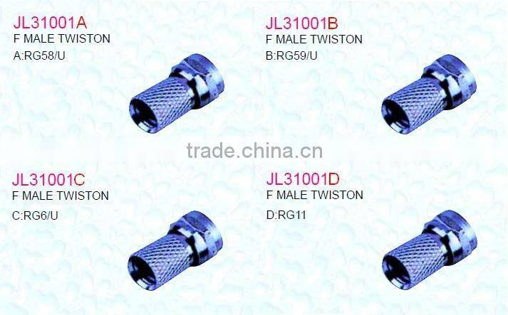 F Male connector
