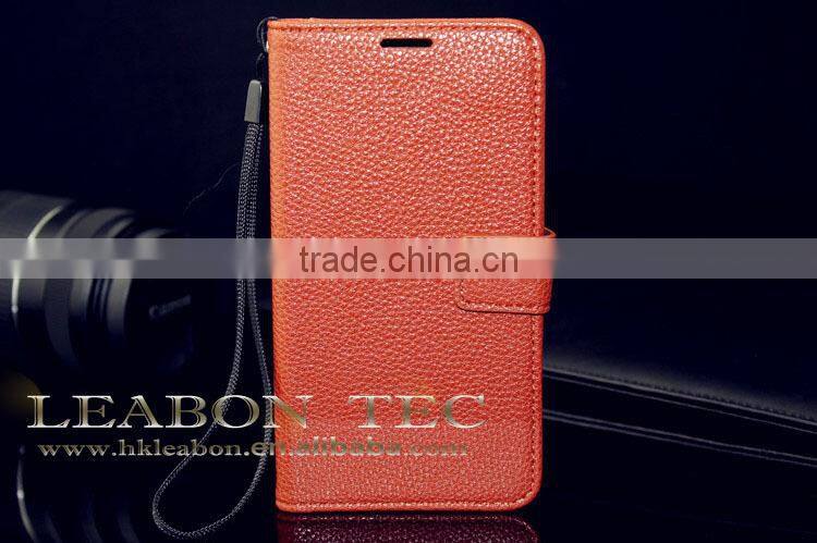 Hot Stylish Real Leather Case for samsung galaxy s5 wallet case, mobile phone case
