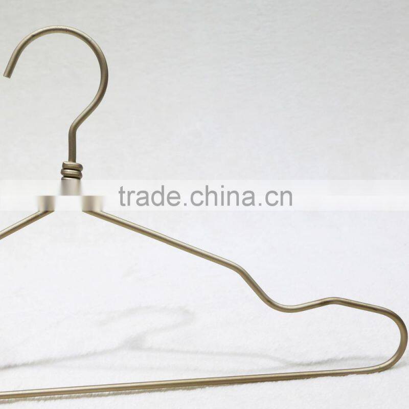 Bulk Aluminum/metal wire cloth hanger for drying/laundry clothes