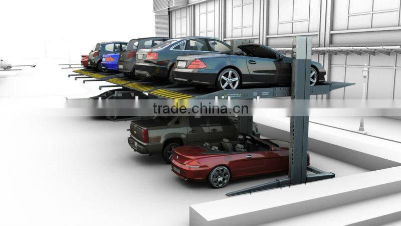 Two level two post car storage parking lift RP-7001