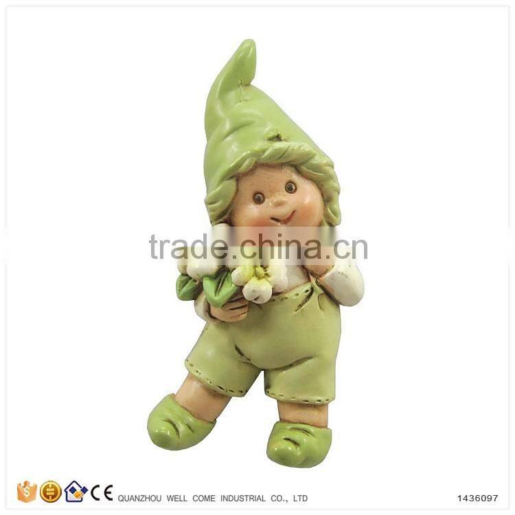 Decorative Magnets Resin Elf Garden Statues