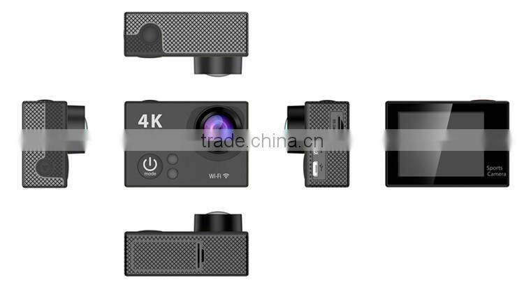 4K WiFi Video Camera For Outdoor Sport With 2K 1080P 60FPS And 50M Waterproof Case