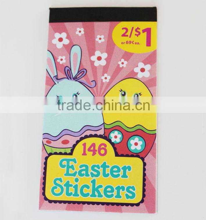 Interesting customized shape Eco-friendly Non-toxic paper double stickers