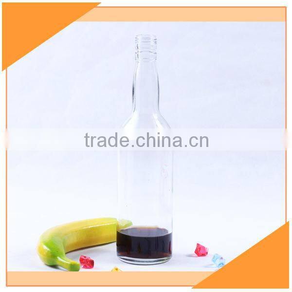 620ml New Clear Whisky Glass Bottle