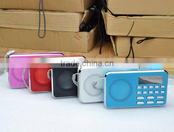 Robot-228 portable card speaker,mini speaker with TF/Micro SD card/USB disks,radio fm