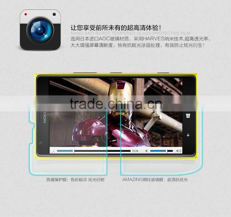 Factory price mobile phone Tempered Glass Screen protector/film for Nokia Lumia 1520