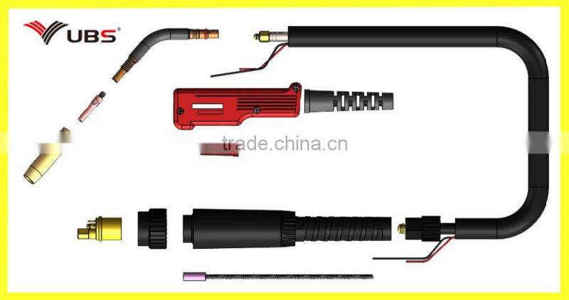 CO2 MIG Welding Torch parts Contact Tip Holder 200A Brass Or E-Cu