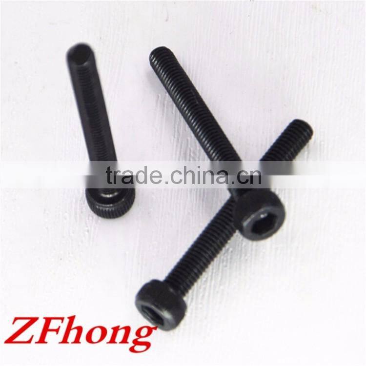M1.4 - M20 12.9 grade high strength carbon steel black oxide cap head hex socket machine screw